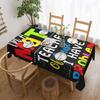 Math Teacher Funny Customized Rectangular Tablecloth Waterproof Table Cover for Dining Events Table Cloth