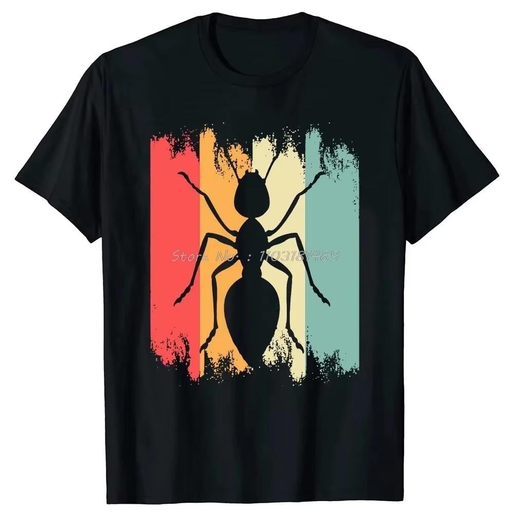 Funny Nature Animal Ant Graphic fashion Fitness T-shirt  tops tees Men Clothing Oversized Unisex Tshirt Streetwear tshirt