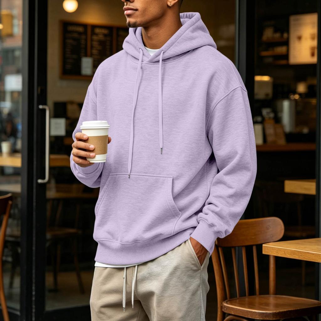 Men's Long Sleeve Hoodie Sweatshirt for Casual Everyday Wear