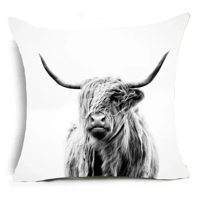 2023 New Horses Cotton Cushion Cover Steed Animal War Horses Home Decorative Pillow Cover for Sofa Car Nordic Pillowcase Vintage