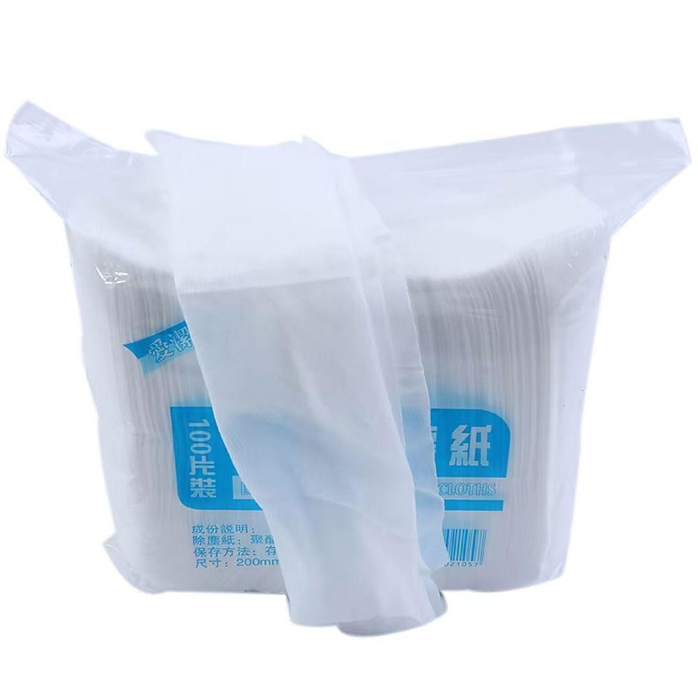100Pcs 30x20cm Disposable Electrostatic Dust Removal Mop Paper Home Cleaning Wipes Tiles Cleaning Cloth Accessories
