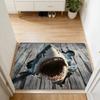 Απορροφητικό Οπτική Ψευδαίσθηση Πατάκι Εισόδου 3D Επίπεδο Χαλί Πόρτας Υπνοδωματίου Χαλί Μπάνιου Διακόσμηση Σπιτιού