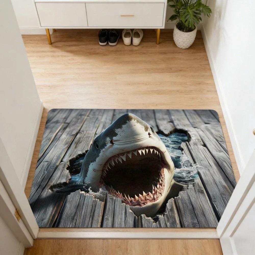 Απορροφητικό Οπτική Ψευδαίσθηση Πατάκι Εισόδου 3D Επίπεδο Χαλί Πόρτας Υπνοδωματίου Χαλί Μπάνιου Διακόσμηση Σπιτιού