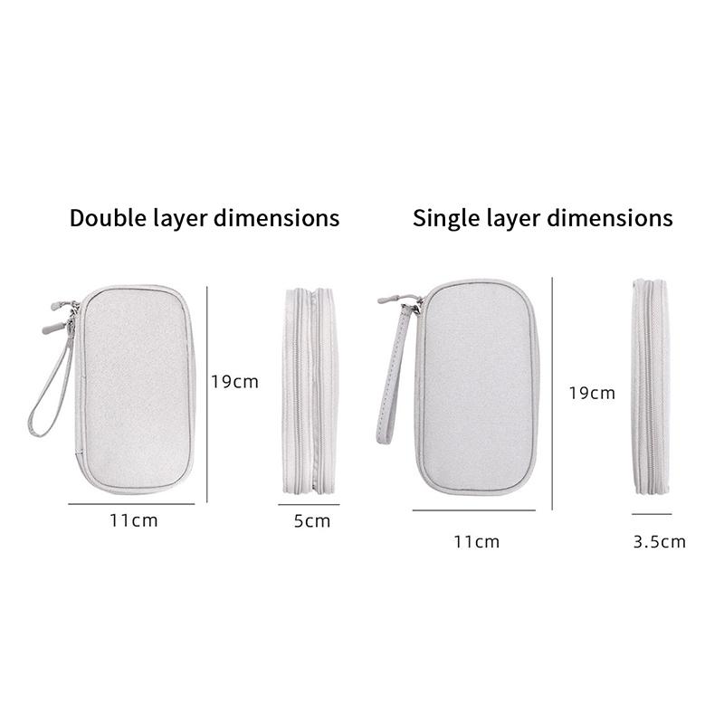 Portable Travel Portable Digital Product Storage Bag Usb Data Cable Manager Earphones Mobile Power Storage Bag