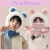 Childrens Cartoon Bear Earflap Winter Hat With Breathable Polyester For Baby And Toddler Warmth