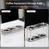 Double Layer Stand Acrylic Cup Holder Restaurant Kitchen Holds 63mm Diameter Fits Up To 11cm Height Minimalist Style