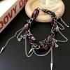 Chic Spicy Girl Leather Bell Choker Necklace – Unique Minority Design