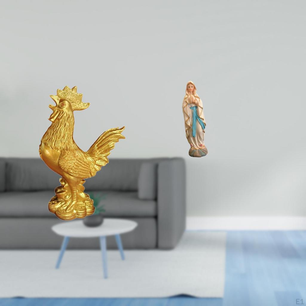 Feng Shui And Mary Resin Sculpture Decorative Figurine for Home Office Hotel Housewarming Birthday