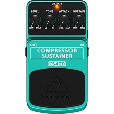 Pedal de efeito para guitarra CS400 Compressor/Sustentador COMPRESSOR/SUSTENTADOR