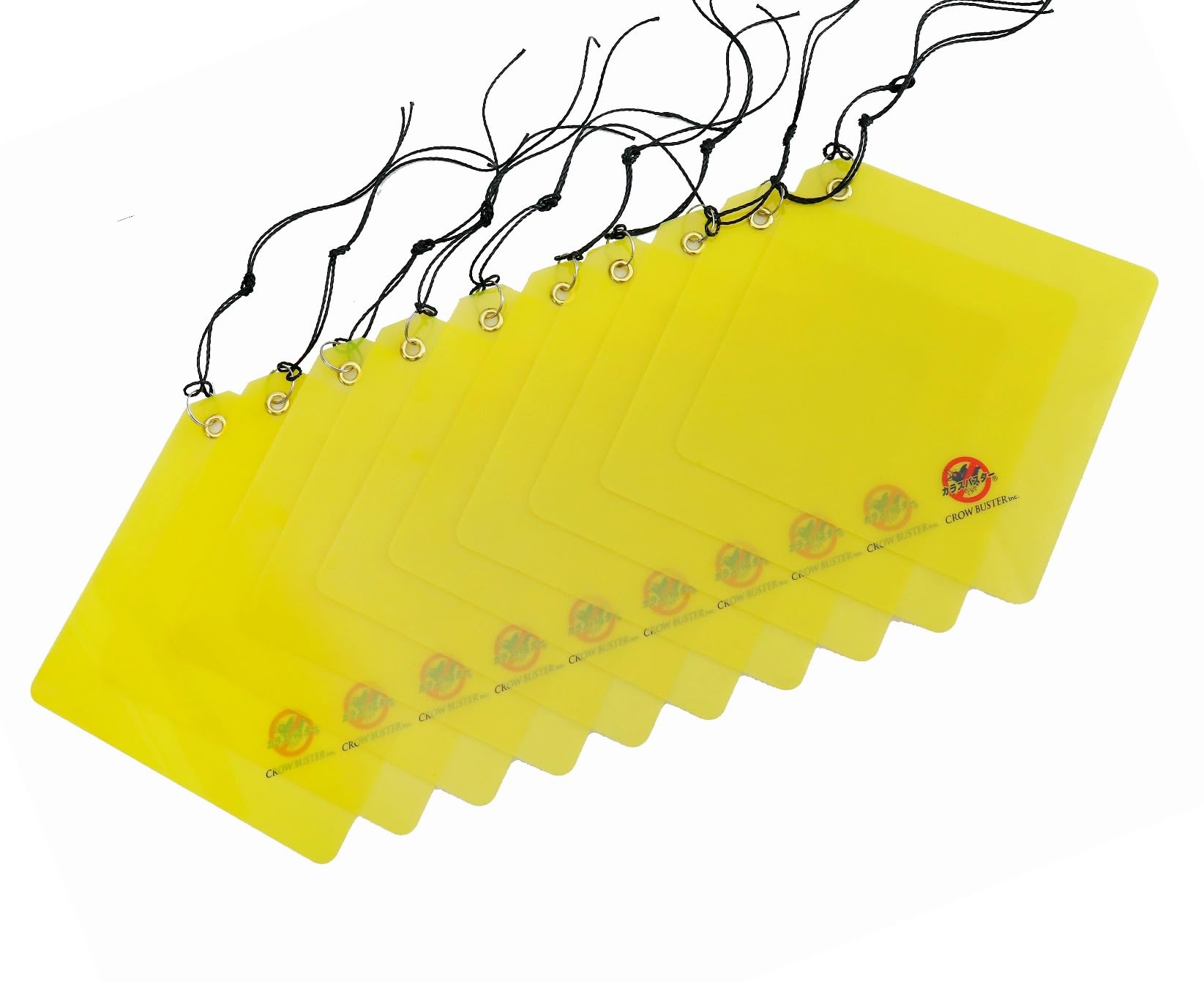 

Crow Buster Crow Repellent of 10 Made in Hang it up and also effective for protecting swallow Easy to set Bird and crow Keeps crows [Set (20x20cm)]