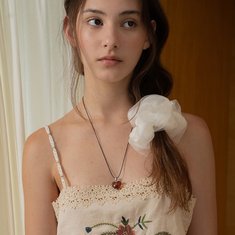 

Прозрачная резинка для волос Ssecondo, Luzia_2 цвета White M + gift wrapping