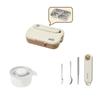 Capybara 304 Stainless Steel Divided Lunch Box With Bowl & Cutlery Microwave Students Portable Large Capacity Bento Box