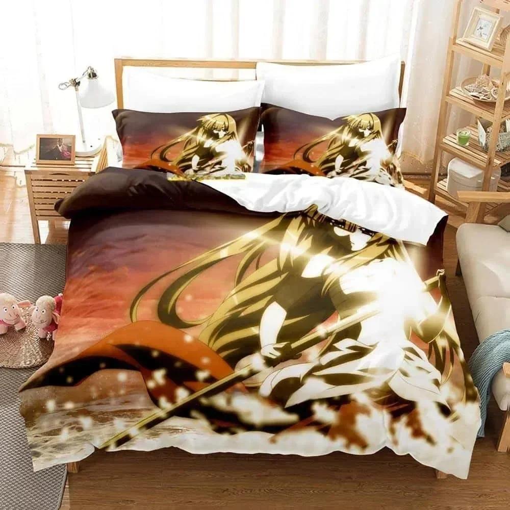 3d  Seto No Hanayome My Bride Is a Mermaid Bedding Set Printed With Pillowcase Duvet Cover Soft Queen King Bedclothes Home