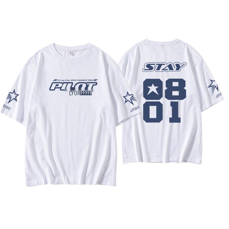 Stray Kids 2023 5STAR Concert Short Sleeve Crew Neck T-Shirt