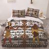 Africa Egypt King Queen Duvet Cover Egyptian Pharaoh Bedding Set For Teens Adults Ancient Frescoes 2/3pcs Polyester Quilt Cover