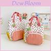 New Cute Strawberry Canvas Kids Backpack Adorable Preschool Bag For Girls And Boys