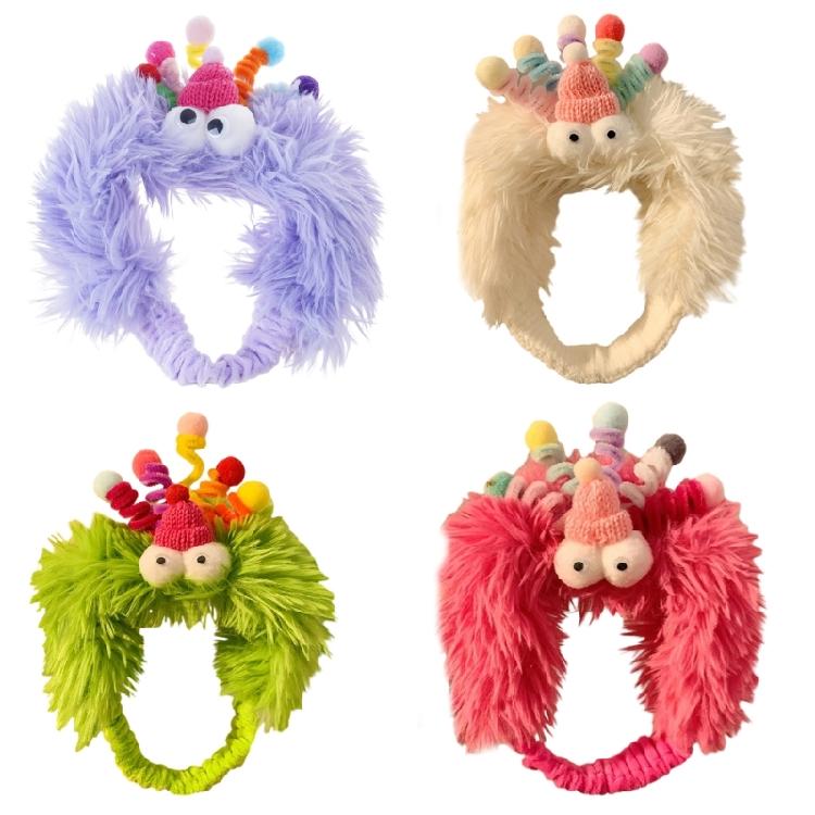 Girls Colorful Spring Hair Bands Cartoon Clown for Photo Studios Photo Props
