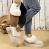 Fashion Platform Snow Boots Women's New Winter Fuzzy Shoes Thickened and Fleece Cotton Shoes Northeast Cotton Boots