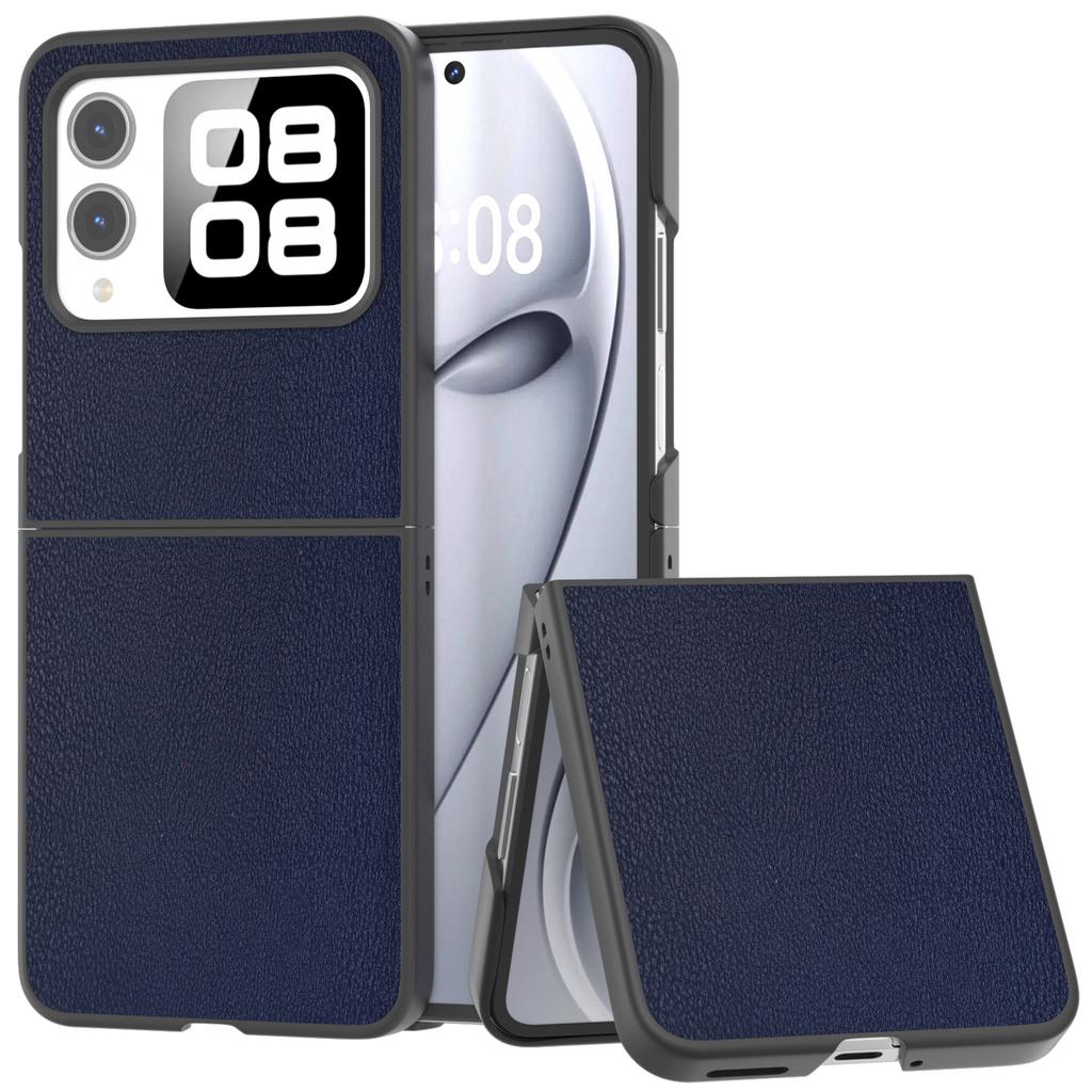 For Huawei nova Flip 5G Case Anti-Scratch PU Leather Coated PC Phone Cover