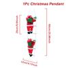 Santa Claus Climbing Ladder Pendant Merry Christmas Decoration For Home 2025 Navidad Cristmas Tree Ornament 2026 New Year Gift
