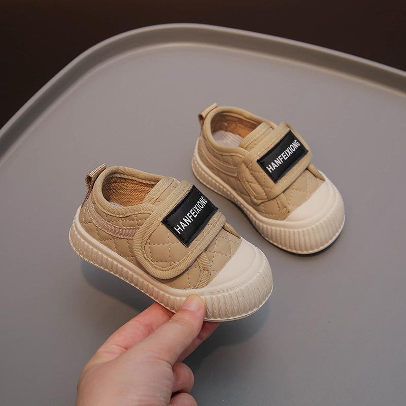 Jungen Herbst neue Keks Schuhe Kleinkind 0-1-3 Jahre alt weiche Sohle rutschfest Kleinkindschuhe Mädchen Baby Klettverschluss Klassenkamerad