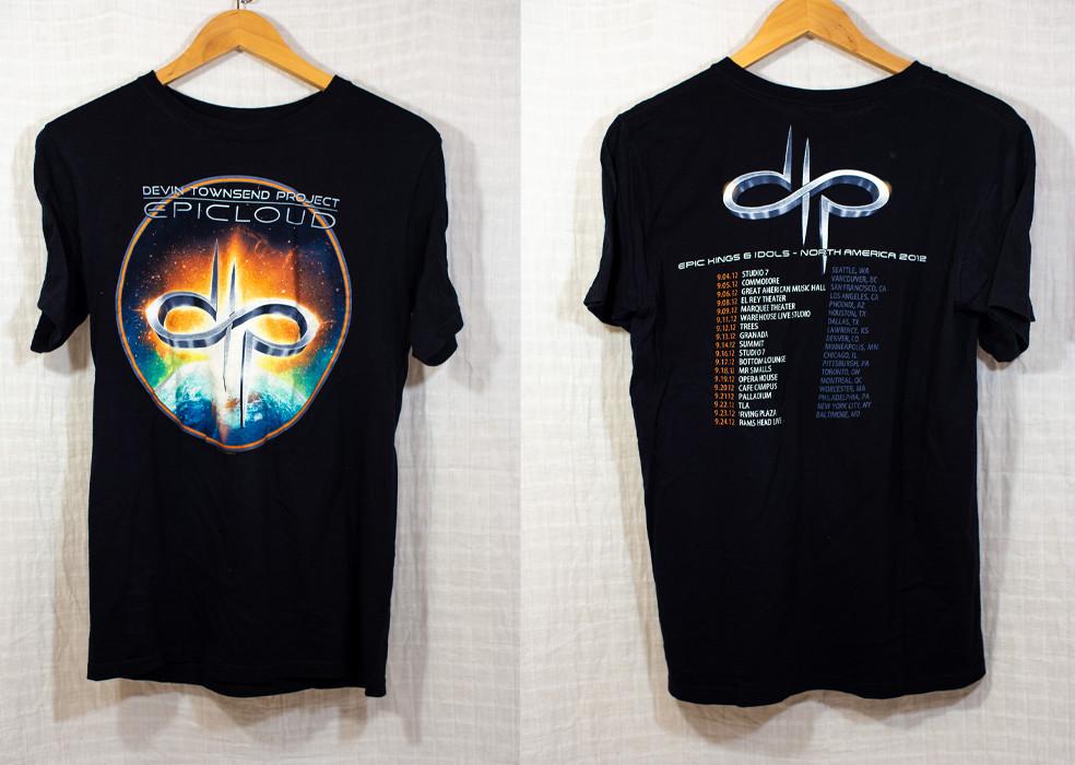 2 Sides Devin Townsend Black Cotton T-Shirt All size S-5XL BS282 XL