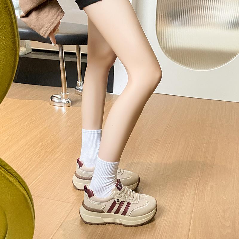 Ins neue Forrest Gump Schuhe Damen Herbst Studenten Laufen Sport Plateau Erhöhung Freizeitschuhe JCF