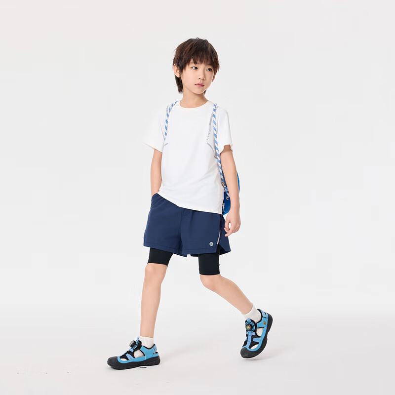 EBAER Kids' Summer Quick-Dry Faux Two-Piece Breathable Sports Shorts
