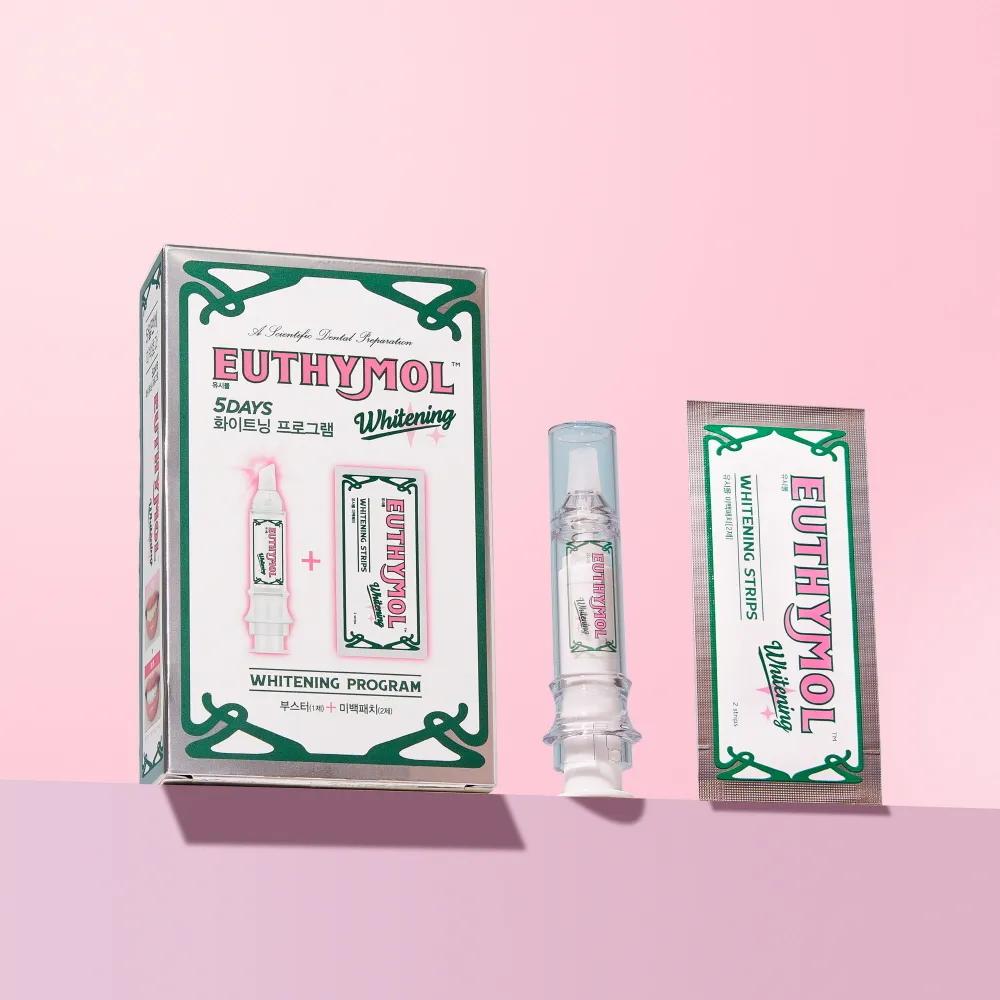 EUTHYMOL Whitening Booster & Patch 5P