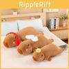 Plush Capybara Soft Toy With Durable Pp Cotton Children Room Decor Doll Gift