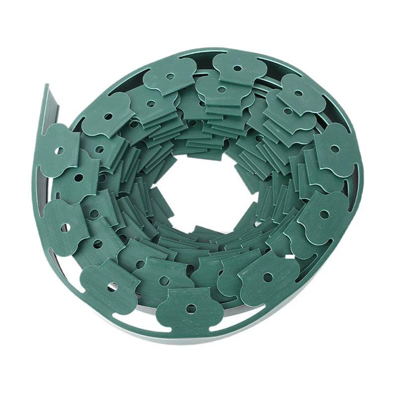 

Good-Garden Edging Kit 5X5cm 10M Landscape Edging Length No Digging Includes 30 Spikes Yards Fence зелений