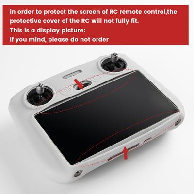 Silicone Protective Cover For RC/RC 2 Remote Control Screen Dust Case For DJI Flip/Neo/Air 3S/Mini 3 Pro/Mavic 4 Pro/Mini 4 Pro