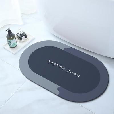 Diatom Mud Absorbent Doormat Bathroom Non-Slip Wear-Resistant Carpet Toilet Toilet Floor Mat Bathtub Floor Mat