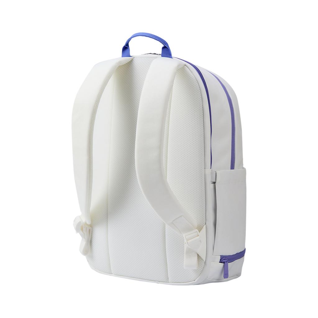 Li-Ning Large Capacity Comfortable Casual Polyester Backpack Unisex Backpack White Purple ABSV133-2