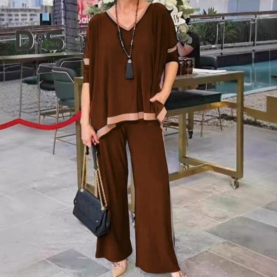 Женский комплект из 2 предметов: топ и брюки — фото 5