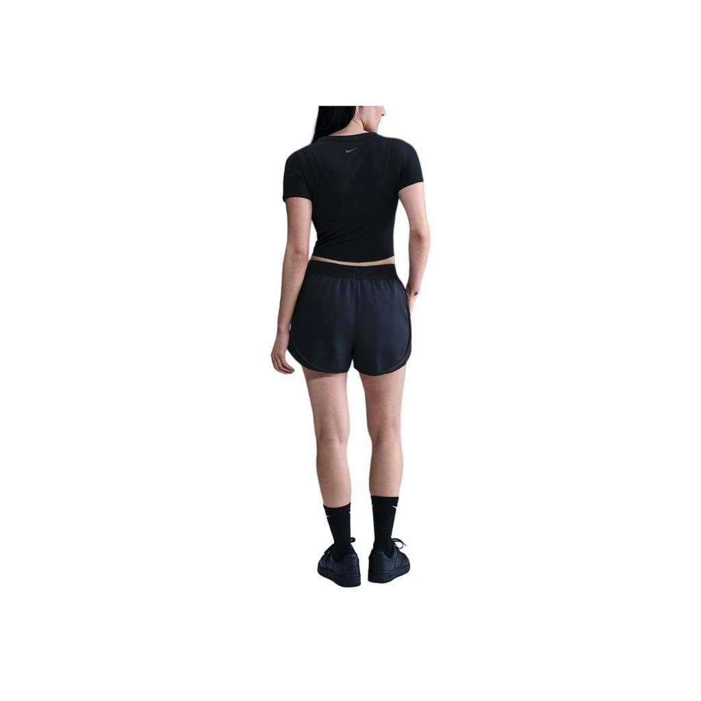 Nike Fashionable Comfortable Versatile Skin-Friendly Mid-Waist Casual Shorts Women shorts Black HJ0319-010