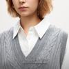ONLY Faux Two-Piece Ribbed Vest Shirt