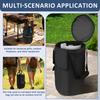 20 lb Propane Gas Tank Bag Oxford Cloth Waterproof Propane Tank Cover with Side Flip Flap and 2 Storage Pocket Gas Bottles Cover