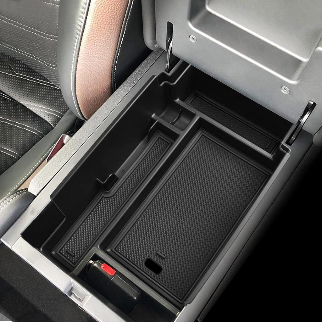EDBETOS Center Console Organizer Tray Compatible With Nissan Pathfinder Accessories 2024 2025 R53 Interior Secondary Armrest Storage Glove Box
