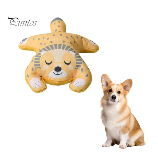 Lion Fox Shape Pet Plush Squeaky Toy Small Medium Dogs Bone Aggressive Chewers Bite-resistant Dog Plush Toy Pet