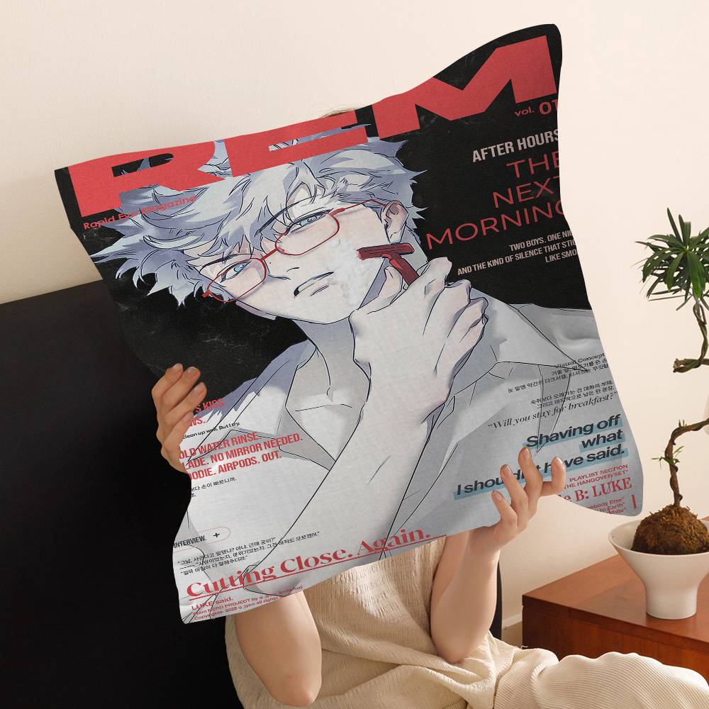 Cartoon N-Nerd P-Project Bl Anime Personalized Pillow Dust Cover Bedroom Kids Party Decoration Pillowcase Birthday Children Gift