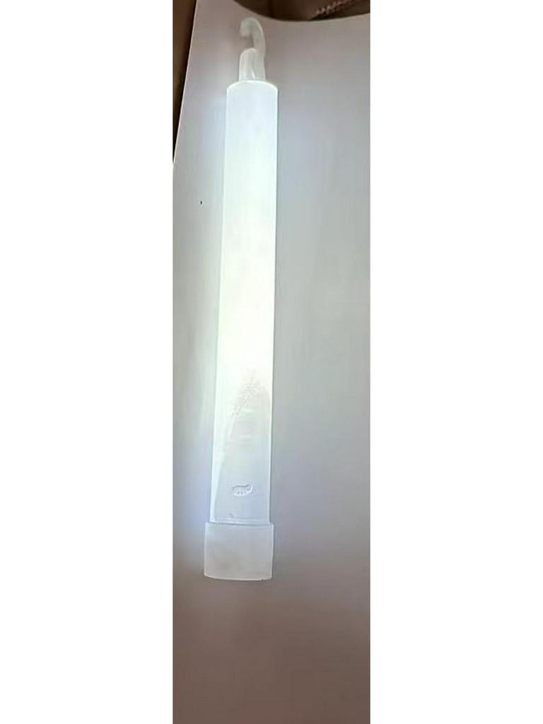 6-Inch Glow Stick with Hook for Night Lighting and Emergency Use, 15*150MM, Ideal for Outdoor Camping and Festivals