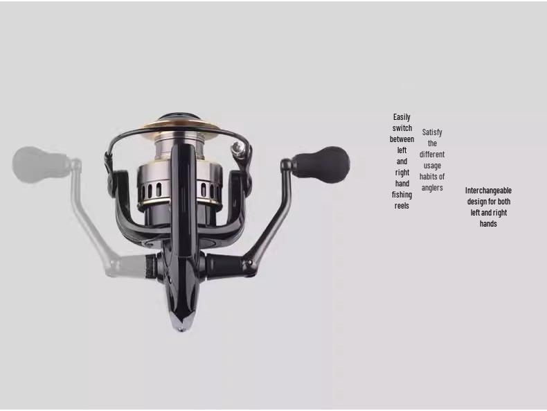 All-Metal Spool Fishing Reel for Long Casts and Lure Fishing