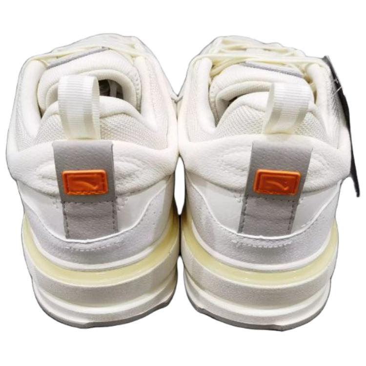 Anta Synthetic Leather Trendy Slip Resistant Abrasion Resistant Low Top Skateboard Shoes Men's Light Beige White 912138060-1