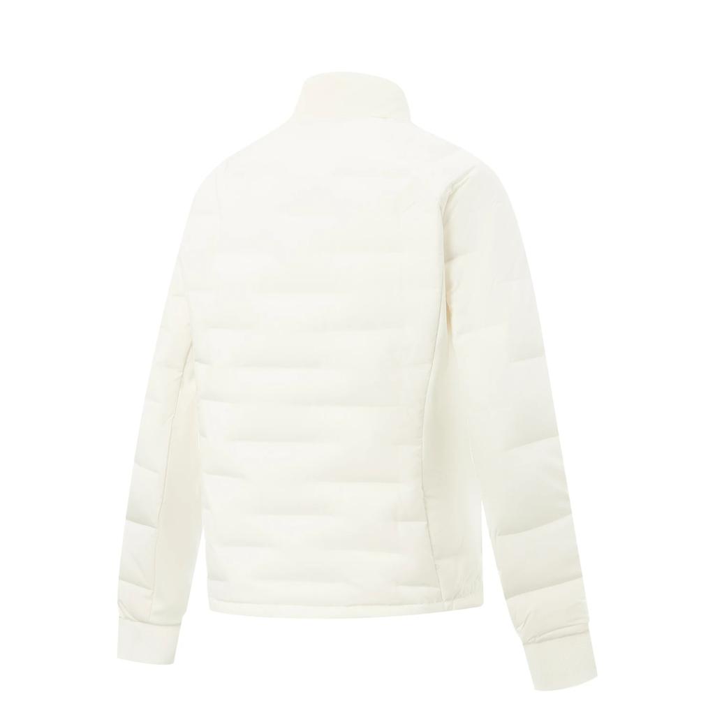 Li-Ning Fitness Series Stand Collar Zipper Casual Solid Color Comfortable Down Jacket Women Outerwear AYMV200-6