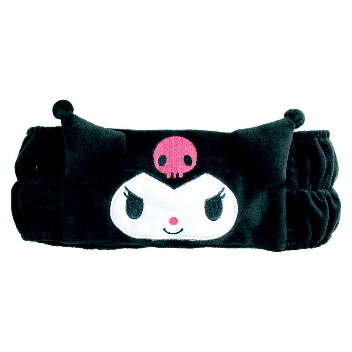 Hair Band Sanrio Kuromi (Kuromi Tie Sweat Absorbent Face Washing Mascot Bath Supplies Turban Accessory Costume Cute Character Goods)