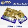VDD K9 Glas Kristall Strasssteine: Gemischte Formen & Größen, Handgenäht, Hochwertige DIY-Kleidungsdekorationen, Knöpfe mit flacher Rückseite.