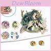 Levendige Genshin Impact-personagebadge, hoogwaardige metalen broche voor gamefans