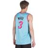 Nike Miami Heat Dwyane Wade 3 City Edition Fan Jersey 2019-2020 Season Men Jersey Blue AV4650-425