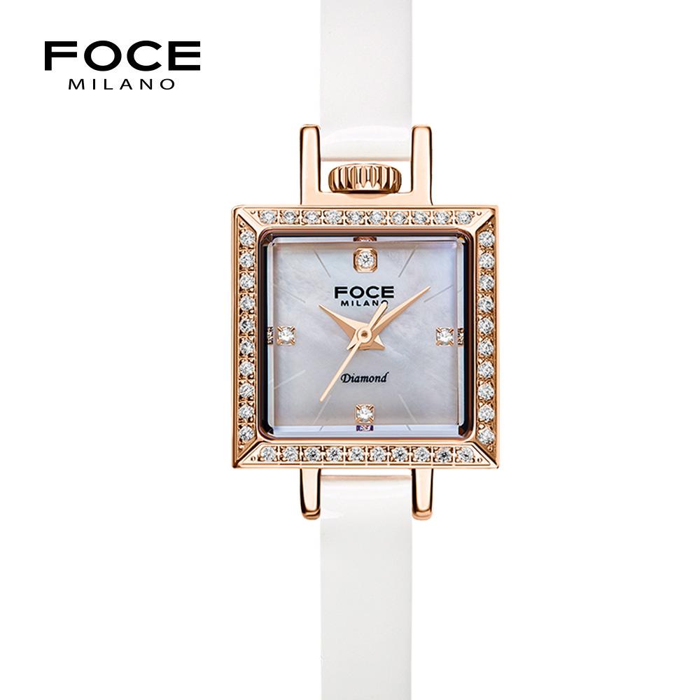 Pocheleidi 18Mm Women'S Diamond Leather Watch Fm1912L-Rg